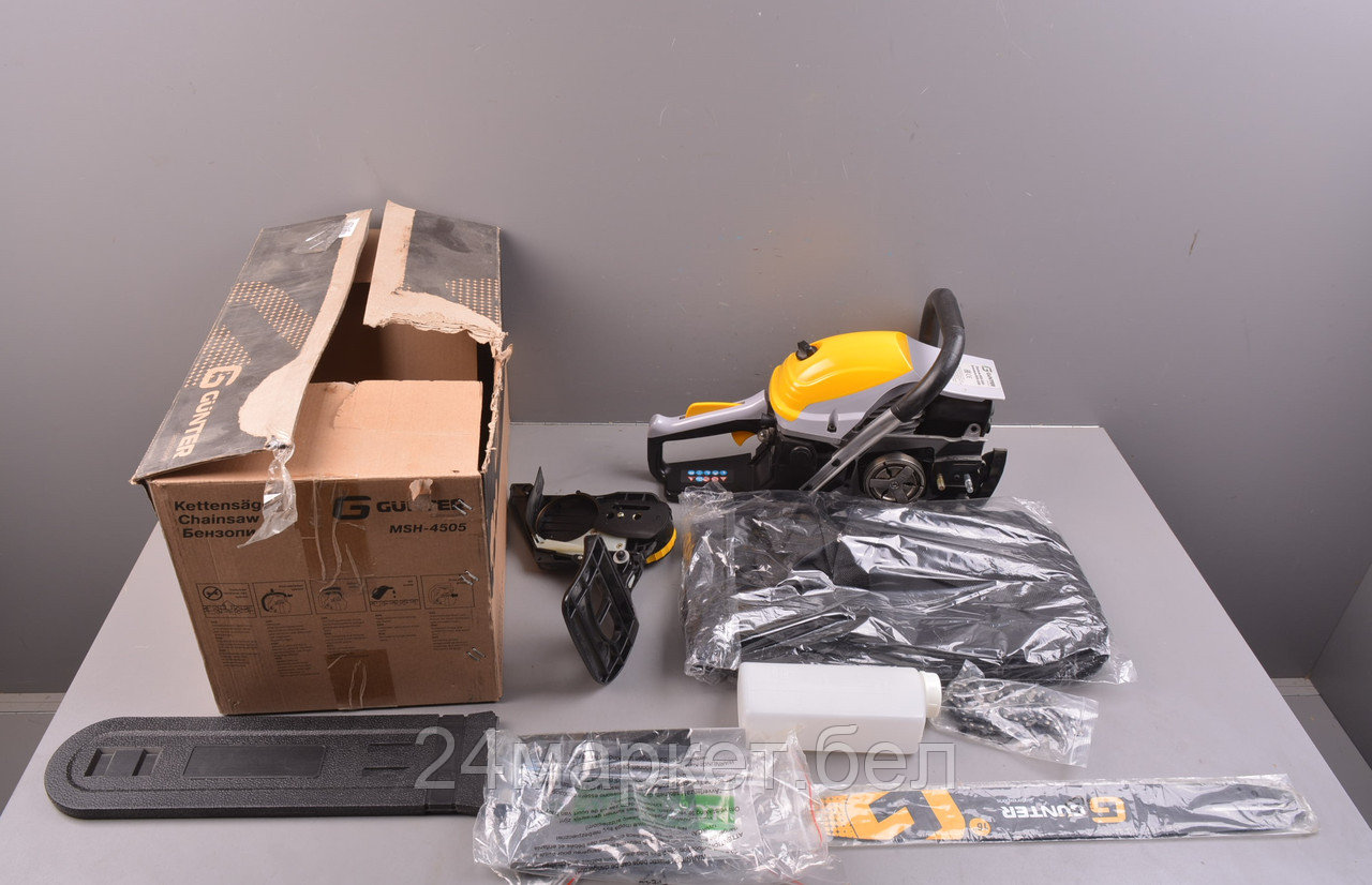 Бензопила Gunter MSH-4505 шина 40 см (16''), 3/8" LP, 1,3 мм, 57 зв. уцененный (0612124780)