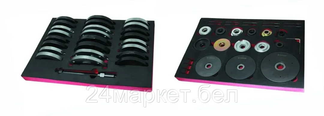 FORSAGE Набор инструментов для замены ступичных подшипников (Ø62/66/72/78/82/85мм)в ложементе Forsage F-971T1