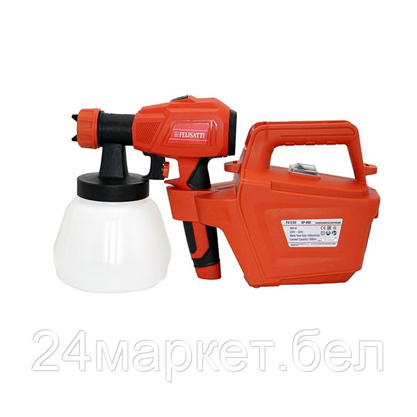 Краскораспылитель 800, 800 Вт, 1000 мл/мин, бак 1300 мл (FT2103 Felisatti)