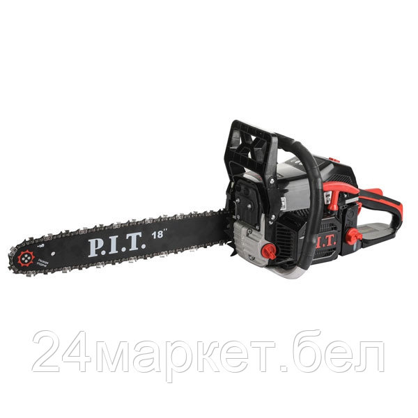 Пила цепная бензиновая P.I.T. GCS52-C7 (18"/450мм, 2.2кВт, 52см?, хром.цил.,легкий старт,маслонасос)