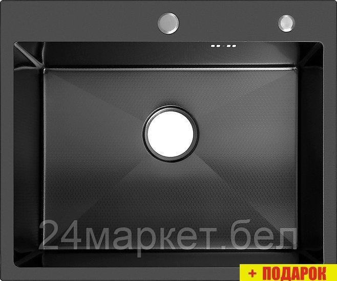 Кухонная мойка ARFEKA Eco AR 600*500 Black PVD Nano Decor