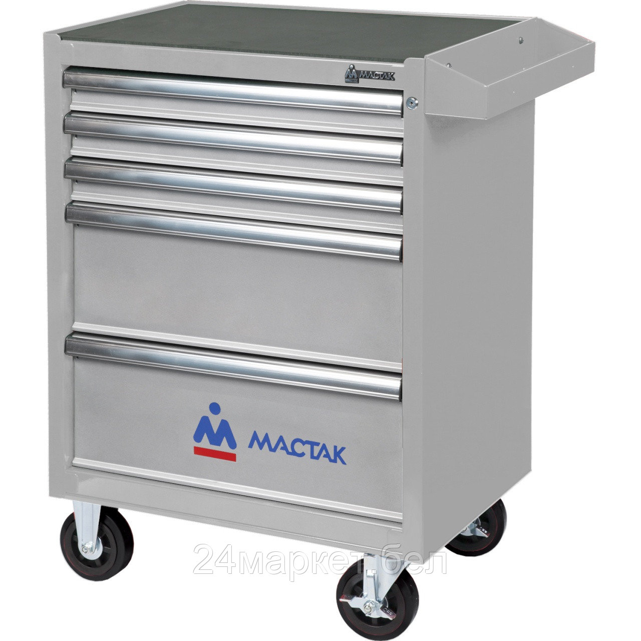 МАСТАК 521-05581MG МАСТАК Тележка инструментальная, 5 ящиков, "ОПТИМА", серая
