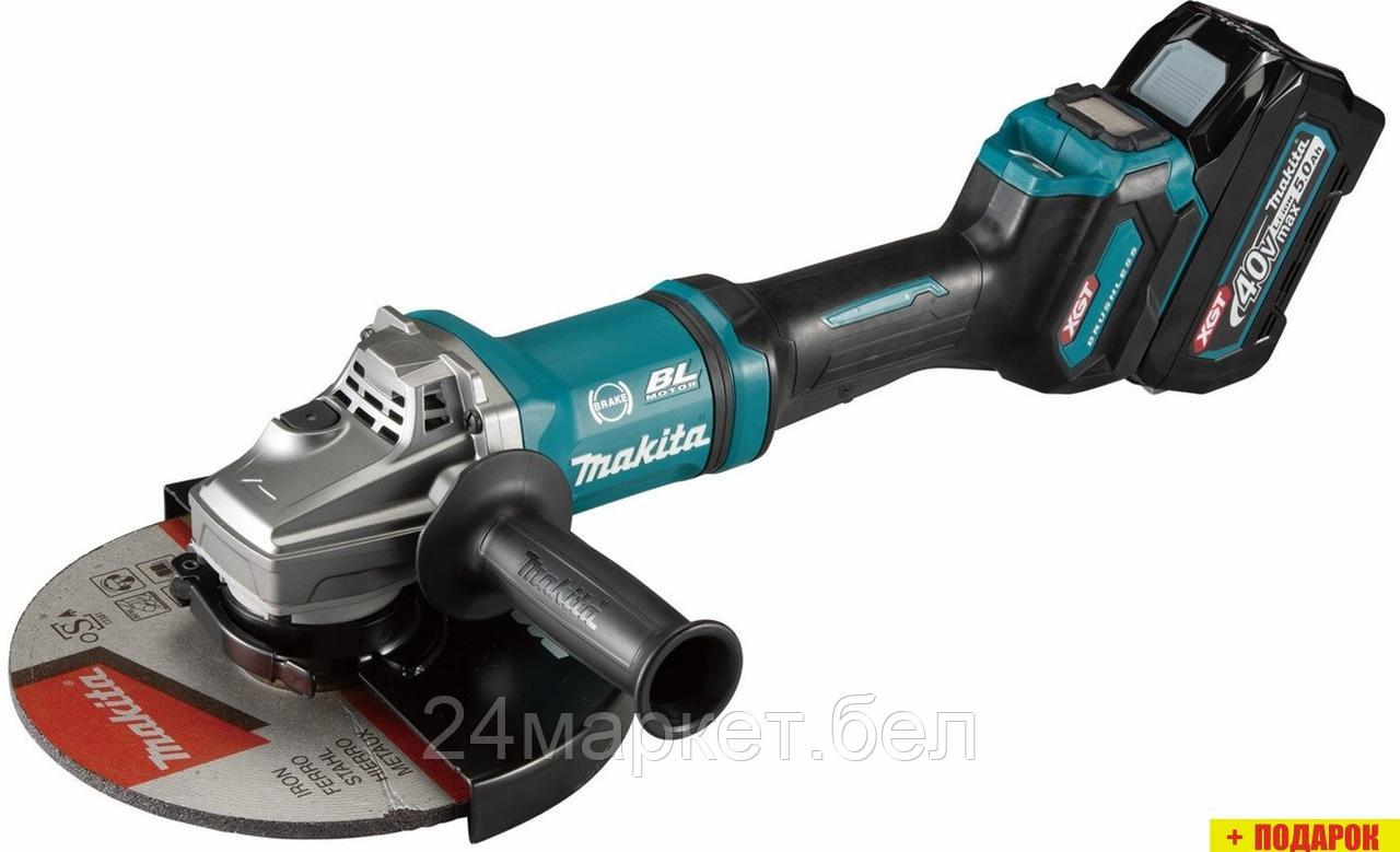 Угловая шлифмашина Makita GA038GT201 (с 2-мя АКБ, кейс)