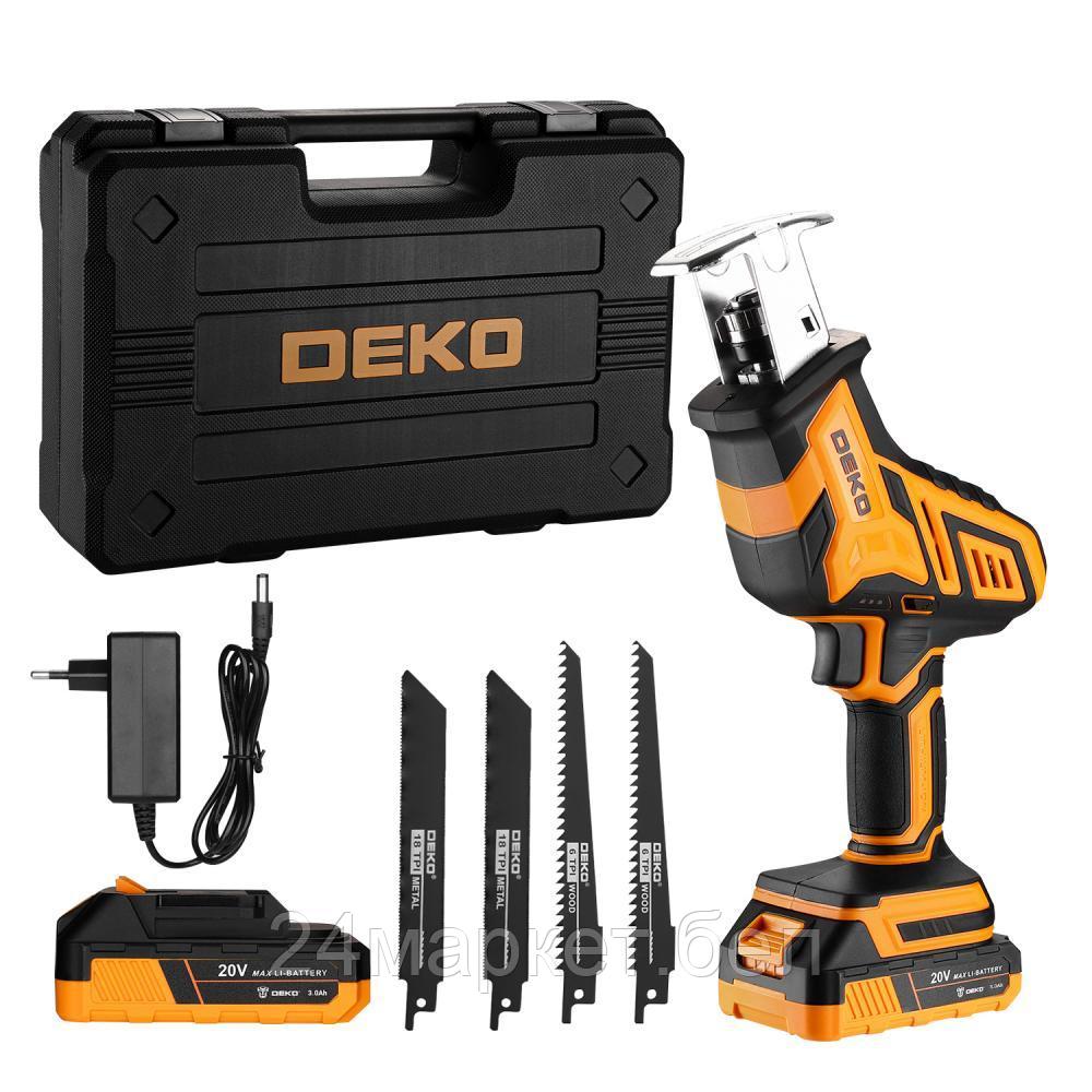 Сабельная пила Deko DKRS20 085-1070 (с 2-мя АКБ, кейс)