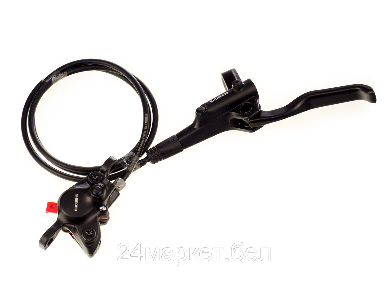 Тормоз дисковый MT200, BL(левый)/BR(передний), 1000мм, черный , AMT200KLFPRX100 SHIMANO