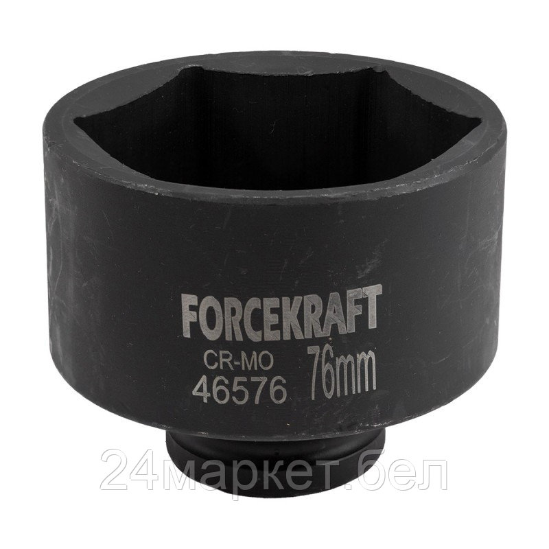 FK-46576 FORCEKRAFT Головка ударная 3/4", 76мм (6гр.)