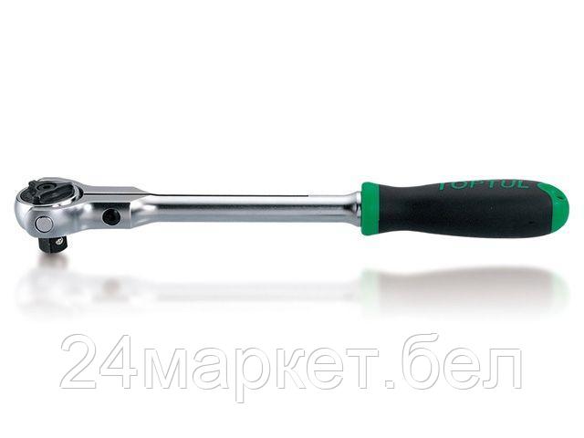 TOPTUL Тайвань Трещотка 1/2" 72зуб. 315мм поворотная головка TOPTUL (CJLN1632)