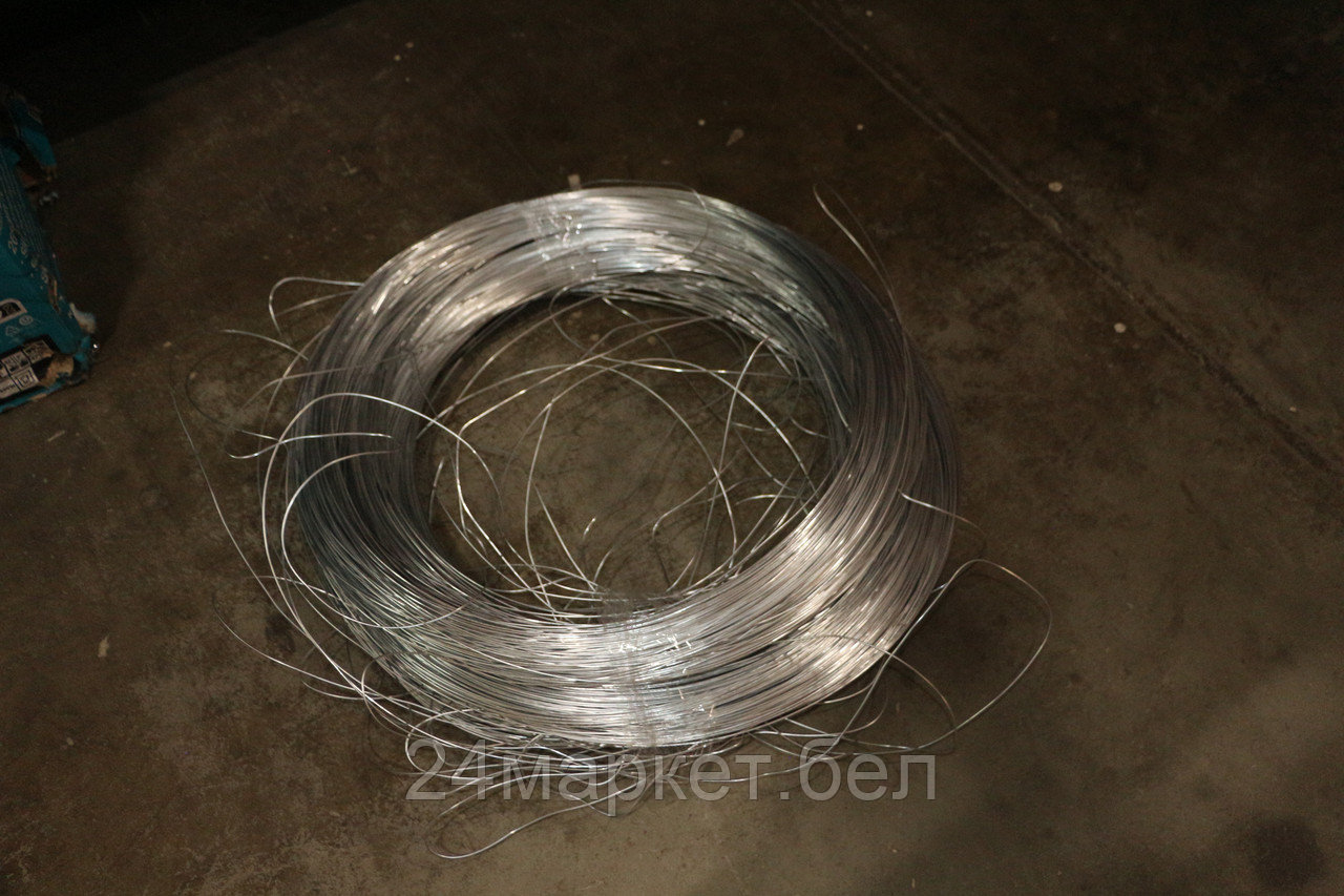 Проволока вязальная оцинкованная ф2.0мм (бухта 50кг) уцененный (0805057110)