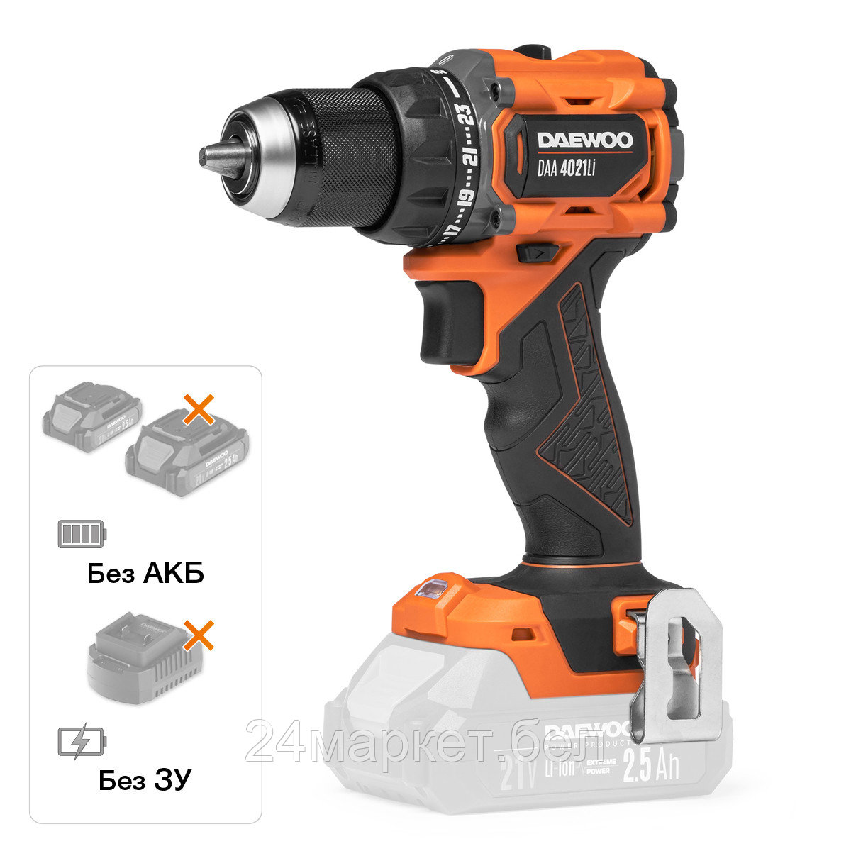 Дрель-шуруповерт аккумуляторная DAEWOO DAA 4021Li