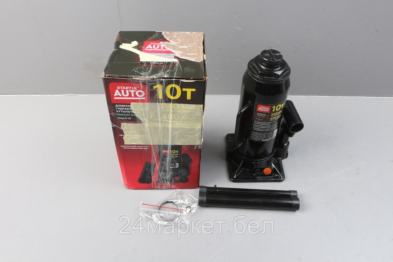 Домкрат гидравлический 10т бутылочный 240-480мм STARTUL AUTO (ST8019-10) уцененный (0488058840)