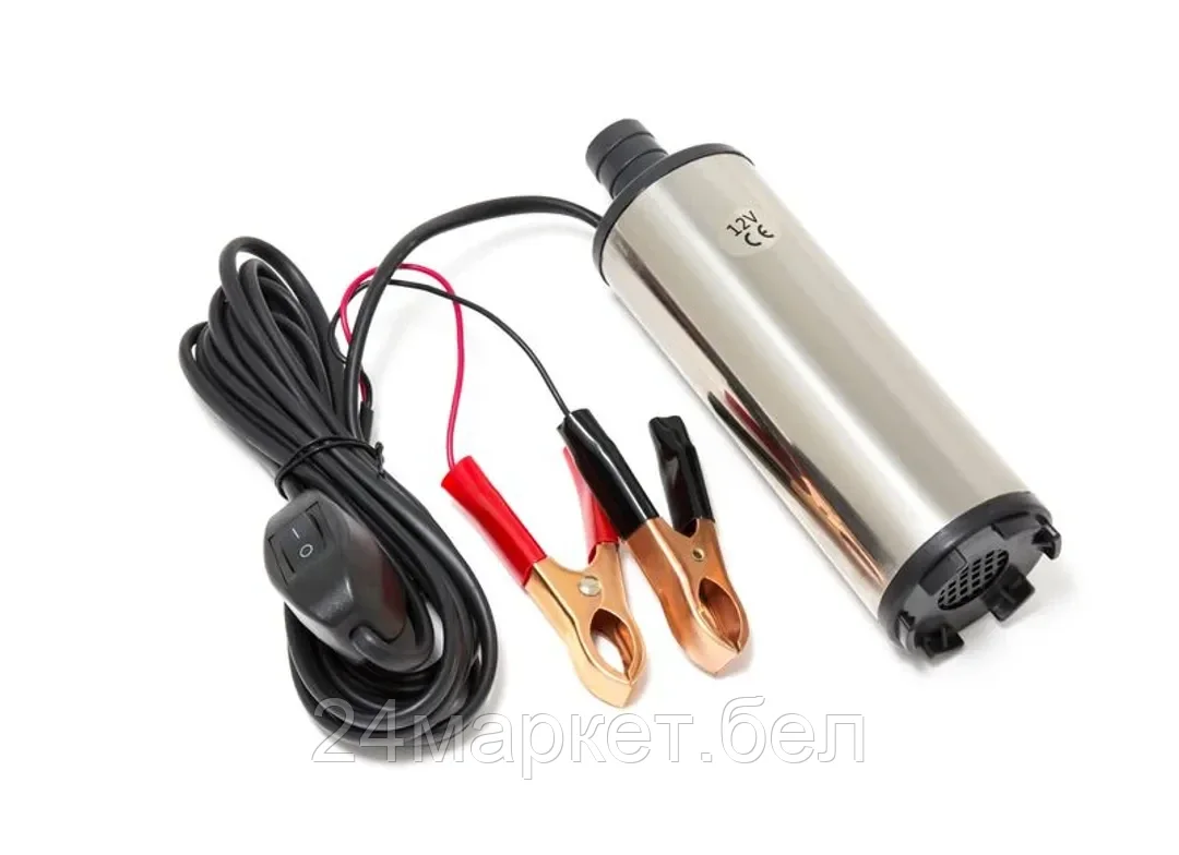 FORSAGE Насос для перекачки топлива (12V, 60W, 30л/мин, Ø51мм, Ø выходного отв. 19мм) Forsage F-ST33-12