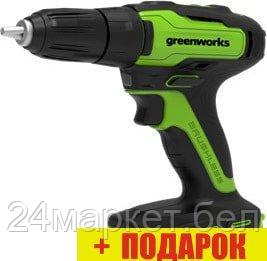 Дрель-шуруповерт Greenworks GD24DD35 3704007 (без АКБ)