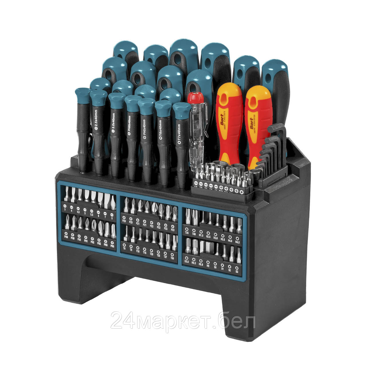 Набор отверток Bort BTK-114 (114 предметов)