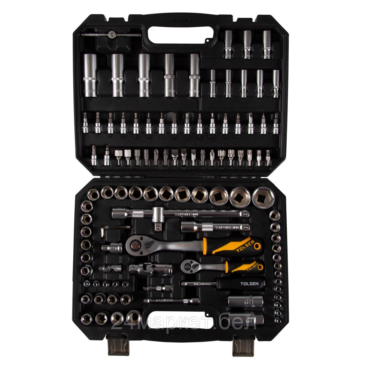 TOLSEN TT15144 TOLSEN Набор инструментов универсальный, 108 предметов