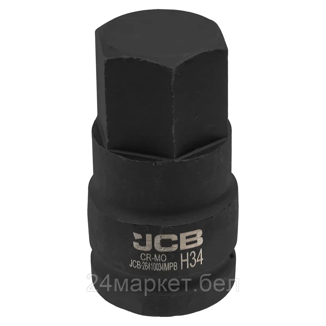 JCB-26410034MPB JCB Головка-бита ударная 6-гранная 3/4", 34мм