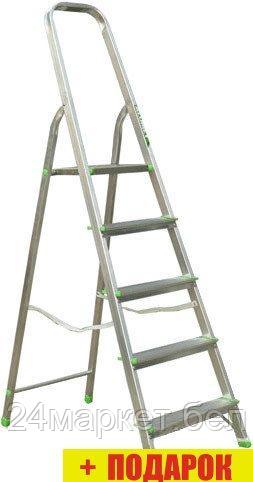 Лестница-стремянка Алюмет алюминиевая AM704