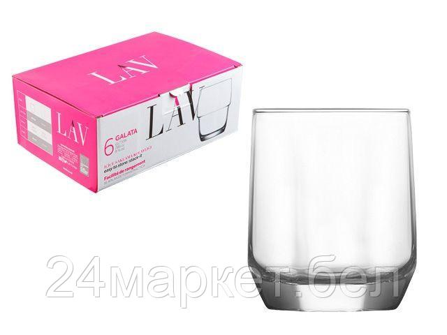 LAV Турция Набор стаканов для виски, 6 шт., 310 мл, серия Diamond, LAV