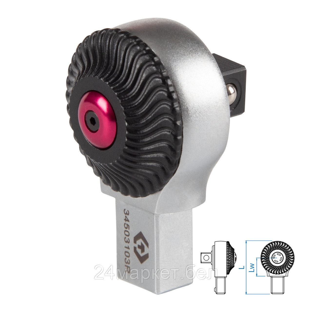 KING TONY 34503103R KING TONY Насадка трещоточная серии "FIT", 3/8", 9х12 мм