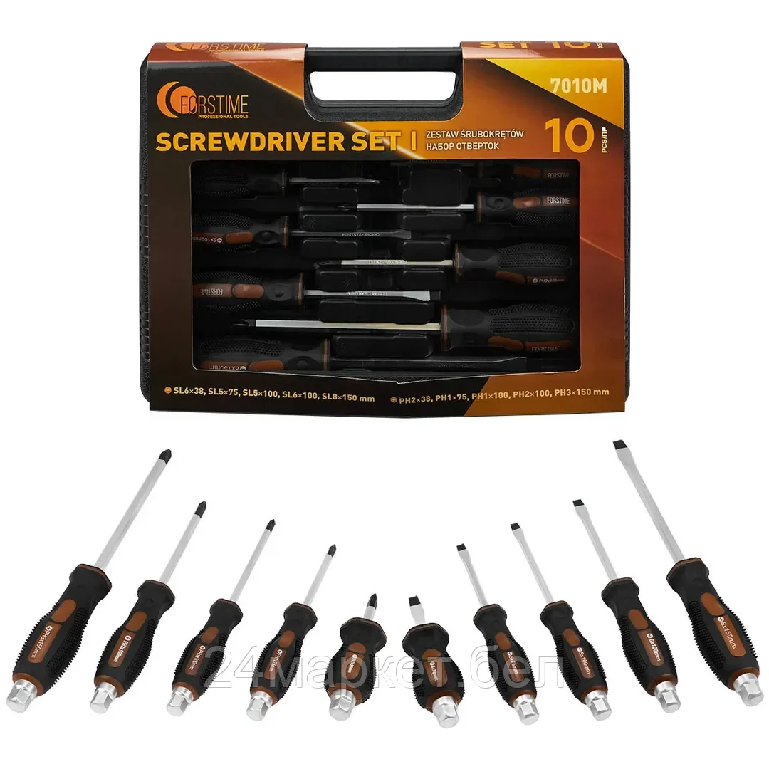 FT-7010M Отвертки, набор 10пр. FORSTIME