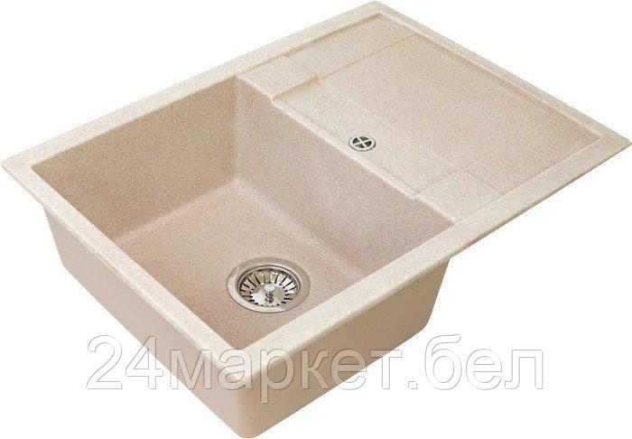 Кухонная мойка Gran-Stone GS-68 (328 бежевый)