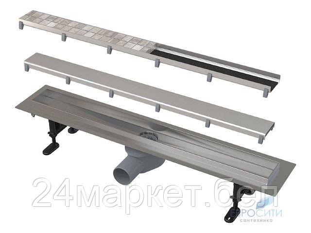 Alcaplast Чехия Водоотводящий желоб с двойной решеткой, Alcaplast (Водоотводящий желоб с двойной решеткой, Alcaplast)