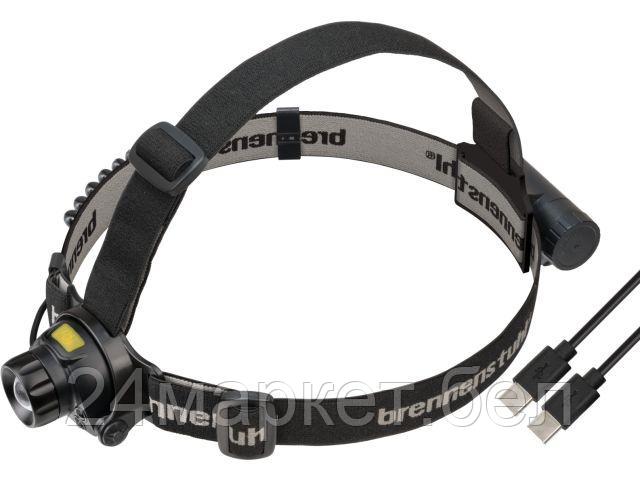 Фонарь налобный светодиодный аккум. LuxPremium LED SL 401 AF Brennenstuhl (IP44, 400Лм, USB Type-C кабель в комплекте) 1177310010