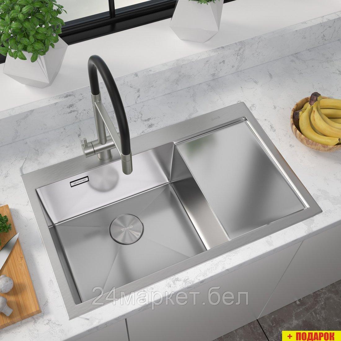 Кухонная мойка ZorG ZRN 5080 Premium L