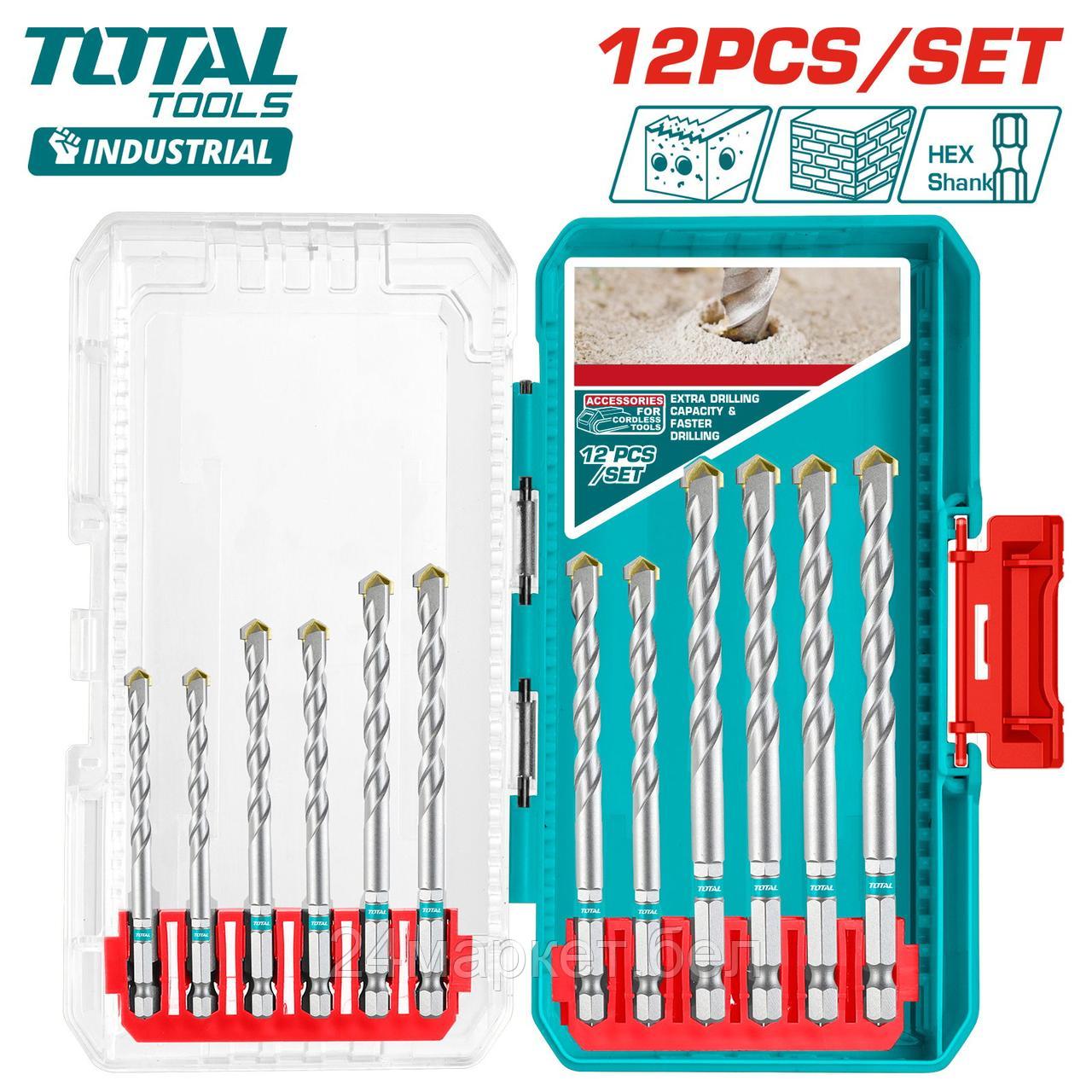 Набор буров Total TACSDL12206