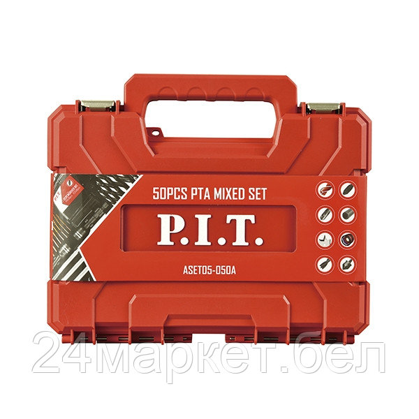 Набор сверл и бит, 50 предметов (ASET02-050A)