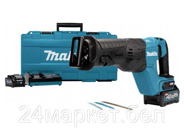 Аккум. сабельная пила MAKITA XGT JR001GM201 в чем. (40.0 В, 2 акк., 4.0 А/ч, Li-Ion, дерево до 255 мм, металл до 130 мм) JR001GM201