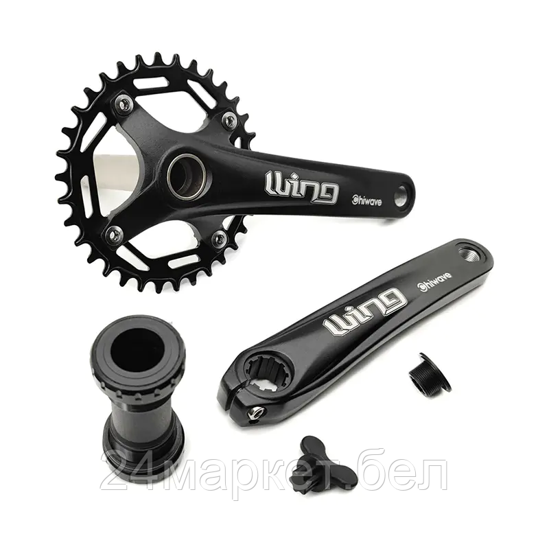 КОМПЛЕКТ ШАТУНОВ, 34T, 170 ММ, WING-2011BK SUNRUN