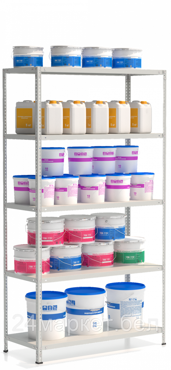 Metall ZAVOD УП-00010726 Стеллаж металлический архивный СТФ 1255-2.2