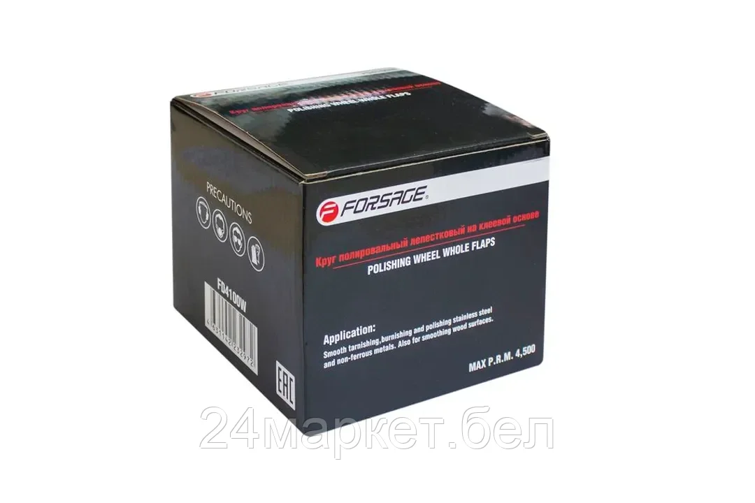 Насадка шлифовальная 120х100мм(Grit 100) Forsage F-FD4100W