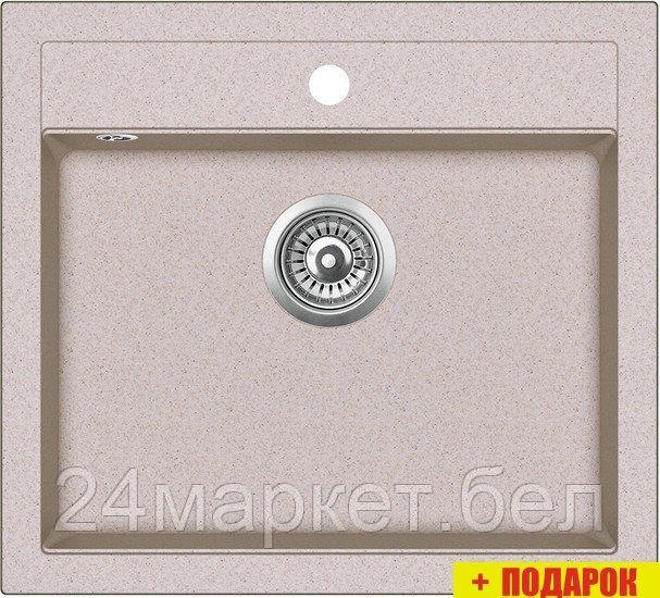 Кухонная мойка Aquasanita Quadro SQQ100W (beige 110)