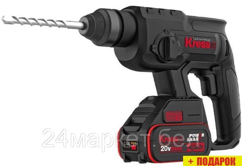 Перфоратор Kress KU390.4 (с 2-мя АКБ, кейс)