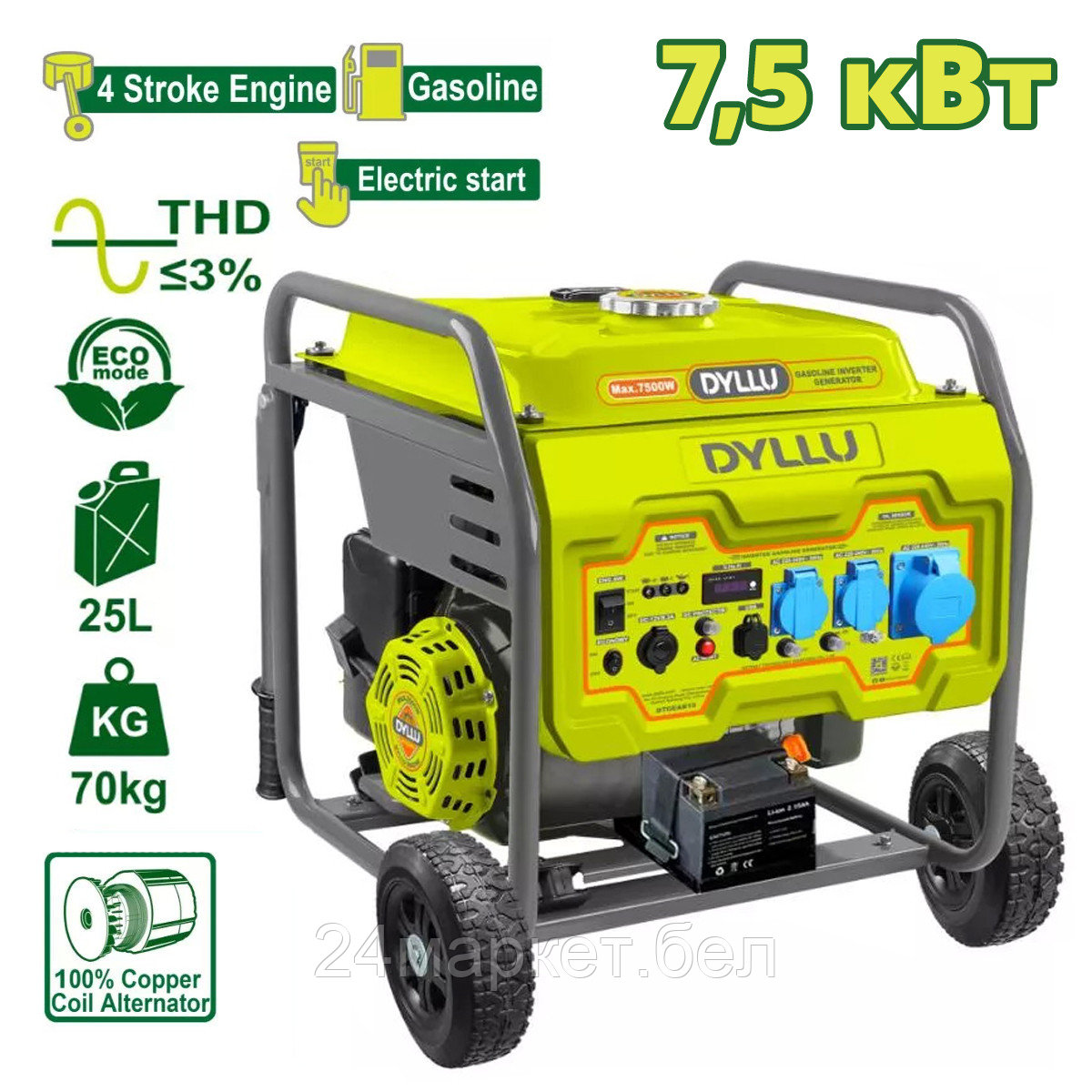 Генератор бензиновый инверторный DYLLU DTGEAB11