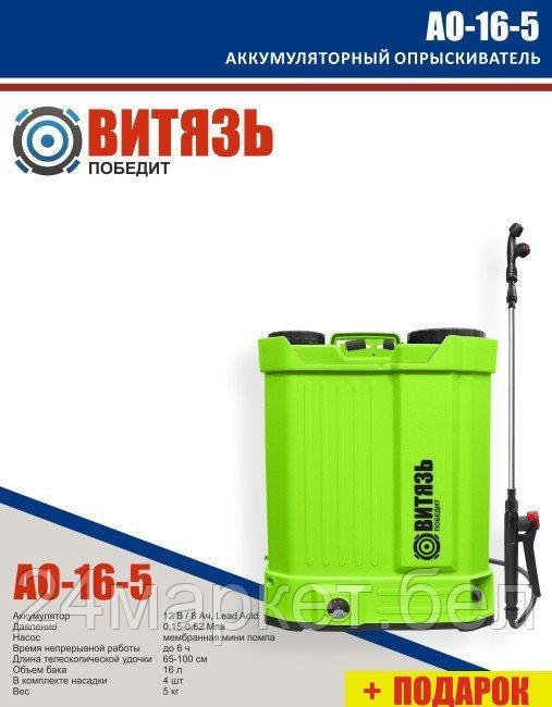 Аккумуляторный опрыскиватель Витязь АО-16-5