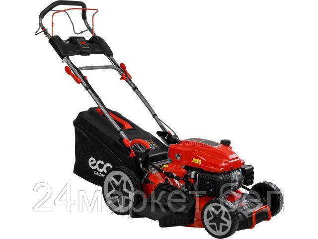Газонокосилка бензиновая ECO LG-745 E самоходная (5,5 л.с., шир. 51 см, самоходная, электростарт, мульчир., стальн. корпус, травосборник 70 л) EC2014-7