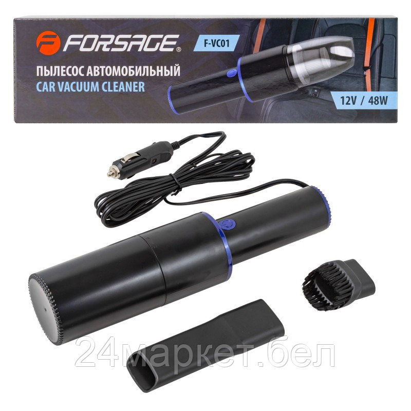 Пылесос автомобильный F-VC01 12 V/48 W Forsage F-VC01