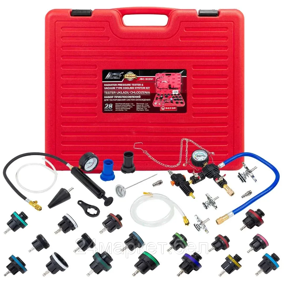 JBC-922G1 JBC Набор приспособлений для тестирования систем охлаждения 28пр.