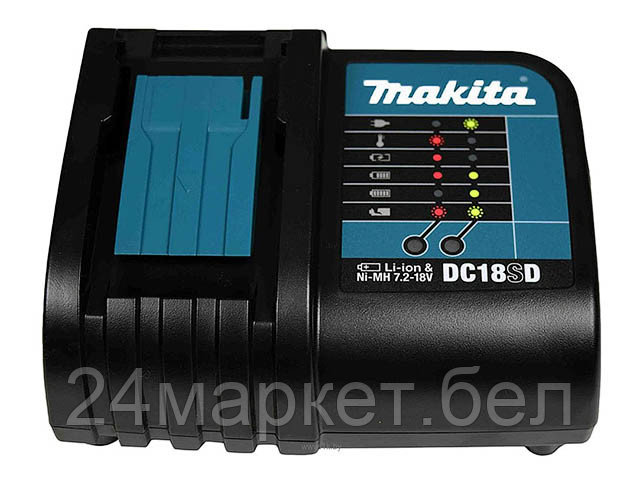 MAKITA Китай Зарядное устройство MAKITA DC 18 SD (14.4 - 18.0 В, 3.0 А, стандартная зарядка)