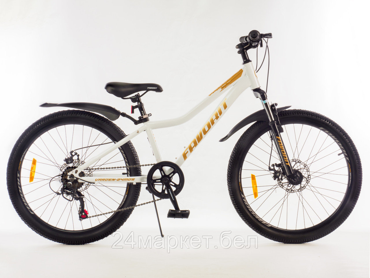 Двухколесный велосипед FAVORIT, модель VARDEN-24MDS, VRD24MD12WT Favorit