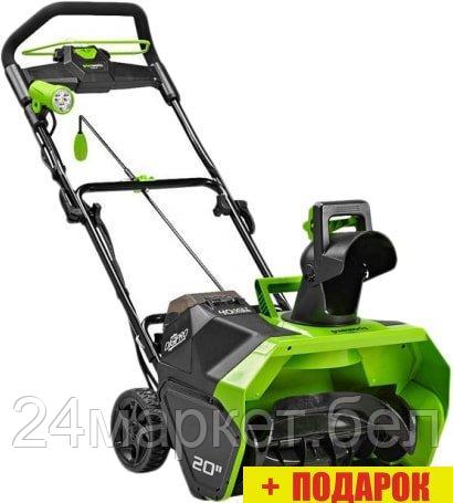 Снегоуборщик Greenworks GD40SB