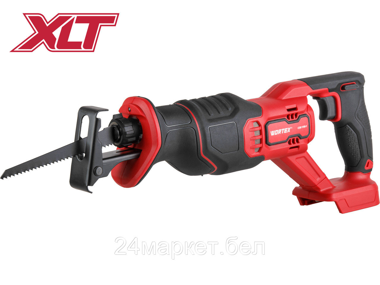 Аккум. сабельная пила WORTEX CSR 1118-1 в кор. ALL1 XLT SOLO 18В, дер. 110 мм (18 В, БЕЗ АКБ И ЗУ, дерево до 110 мм, металл до 6 мм, пластик до 116 мм) 2335045