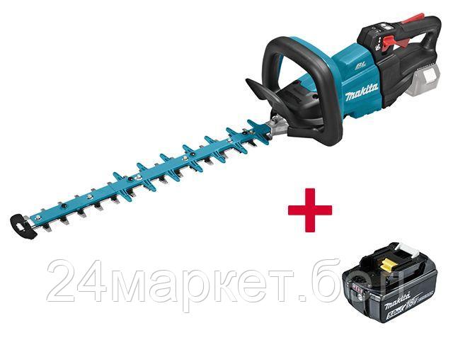 Аккум. кусторез MAKITA LXT DUH 502 Z + АКЦИЯ АКБ BL 1860 за 50% (18.0 В, 1 акк.,  Li-Ion, длина ножа 500 мм, шаг ножа: 23 мм, вес 4.1 кг) DUH502ZА1