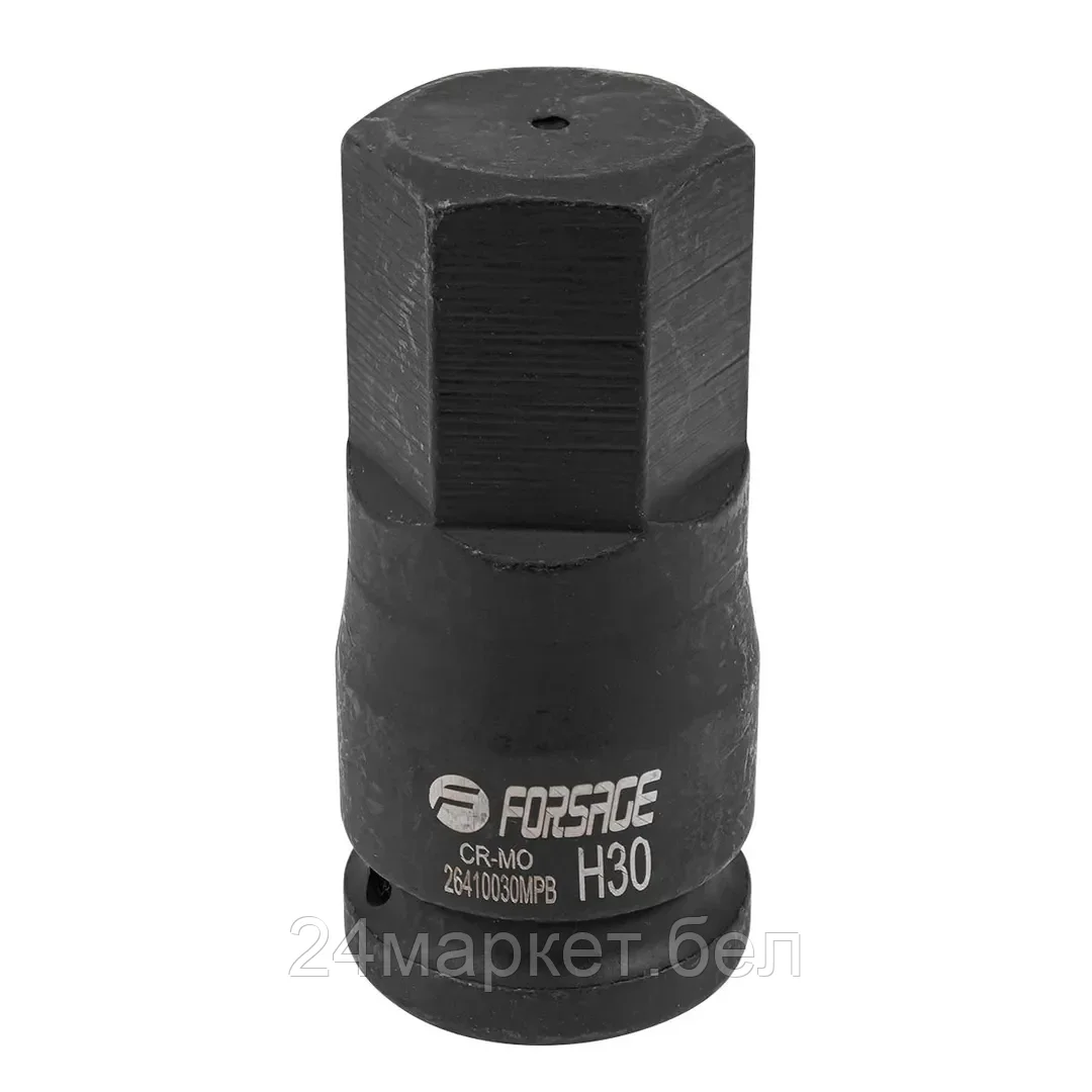 F-26410030MPB Forsage Головка-бита ударная 6-гранная 30мм, 3/4"