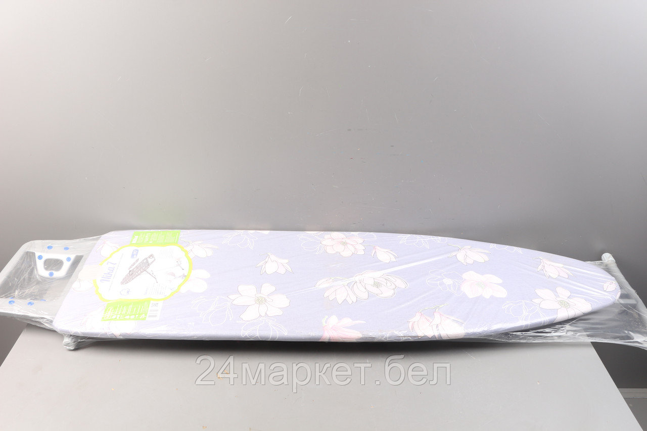 Доска гладильная НИКА 7 (фанера 1225 х 380), подрукавн,подс.п/утюг, полка д/белья, удлинит., NIKA