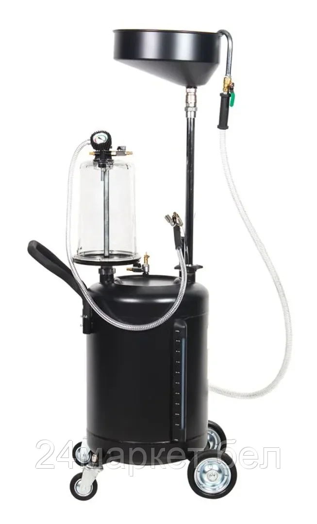 Rock FORCE Емкость для слива масла 90л с воронкой Rock FORCE RF-ODT90-E