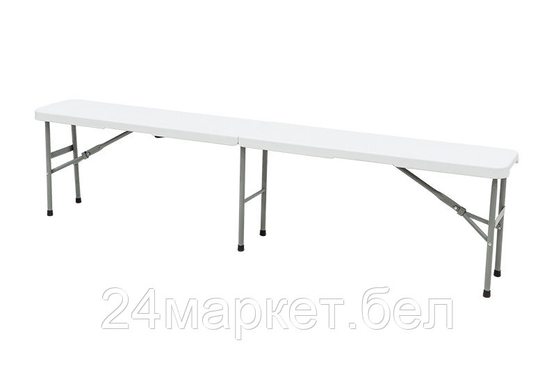 Скамейка Calviano Складная пластиковая (белый)