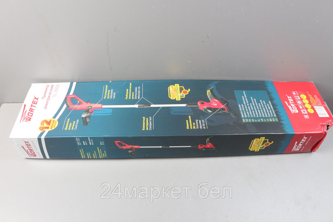 Триммер WORTEX TE 3005 550 Вт, шир.скаш.30 см уцененный (0415627636)